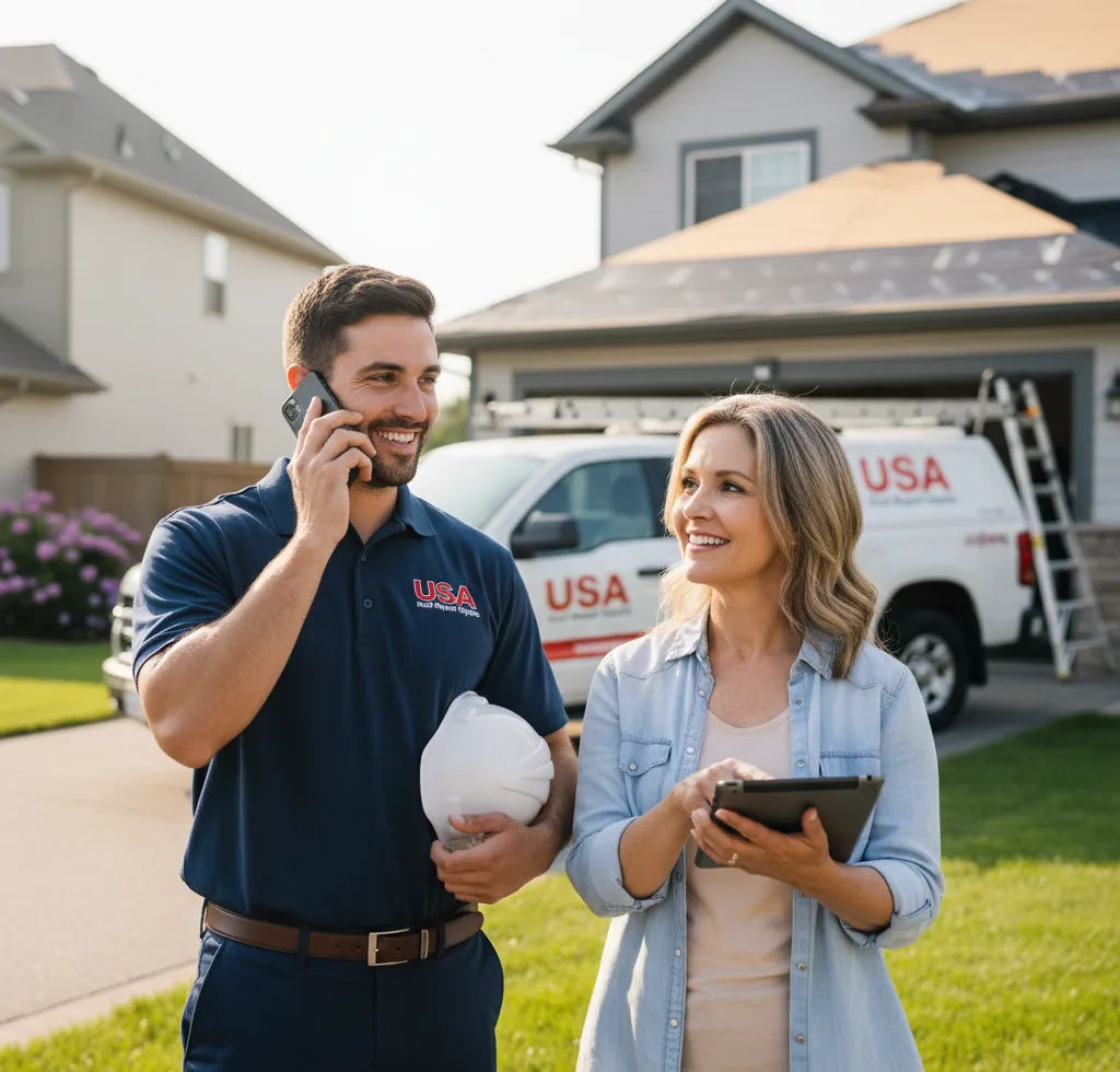 USA Roof Repair Experts customer support in Leoti